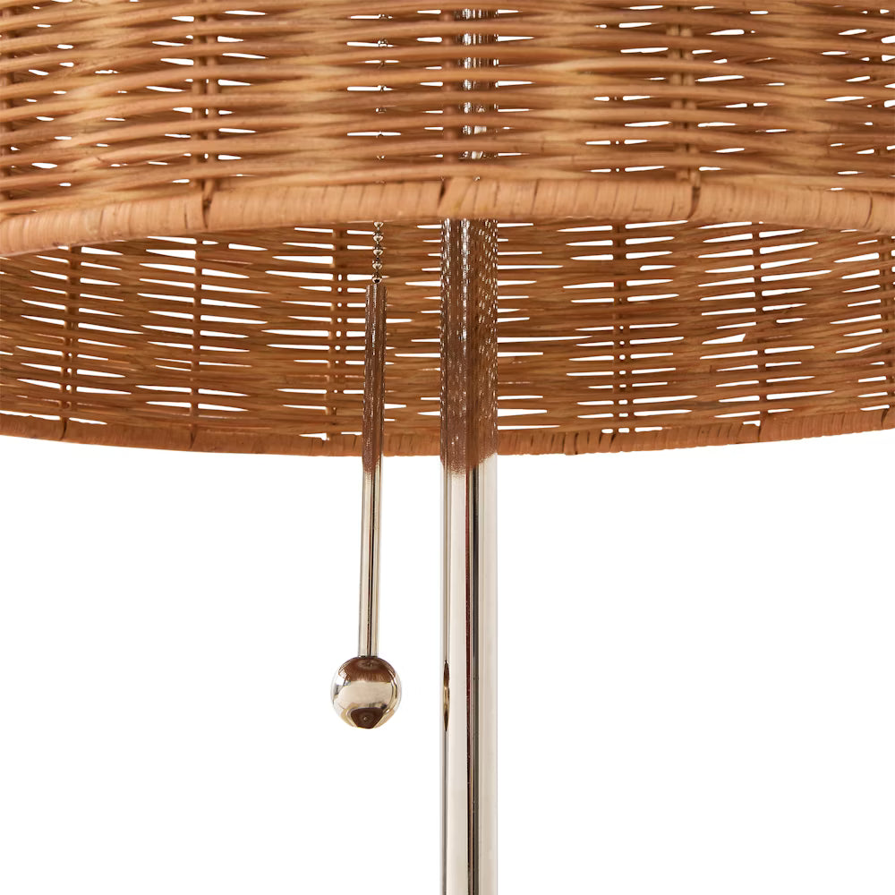 Bell Wicker Table Lamp